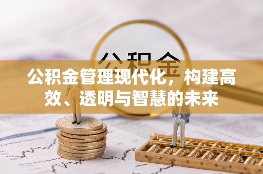 西盟公积金管理现代化，构建高效、透明与智慧的未来